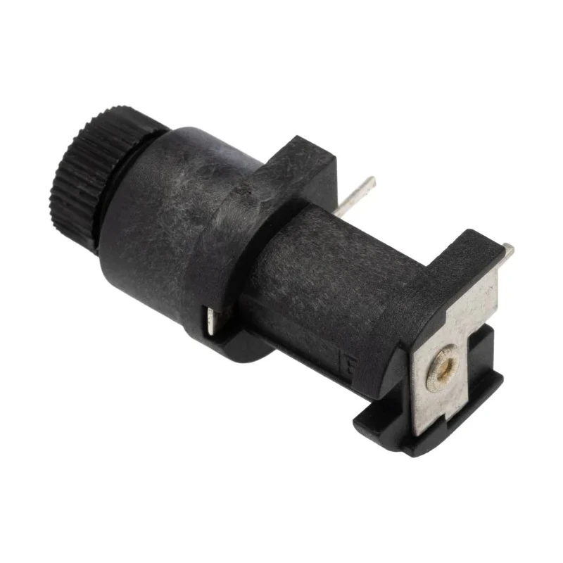 Bulgin 6.3A PCB Mount Fuse Holder 1P-Pole for 5 x 20 mm Fuses, 250V AC FX0342
