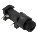 Bulgin 6.3A PCB Mount Fuse Holder 1P-Pole for 5 x 20 mm Fuses, 250V AC FX0342