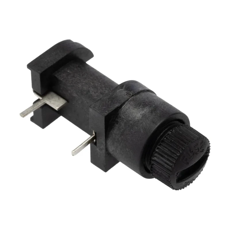 Bulgin 6.3A PCB Mount Fuse Holder 1P-Pole for 5 x 20 mm Fuses, 250V AC FX0342