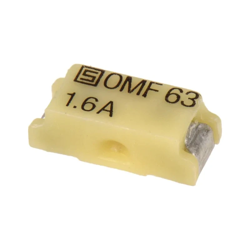 Schurter Non-Resettable Fuse 1.6A, 63 V AC/DC Fast Acting Thermoplastic Body OMF 63 Series 3402.0011.11