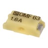 Schurter Non-Resettable Fuse 1.6A, 63 V AC/DC Fast Acting Thermoplastic Body OMF 63 Series 3402.0011.11