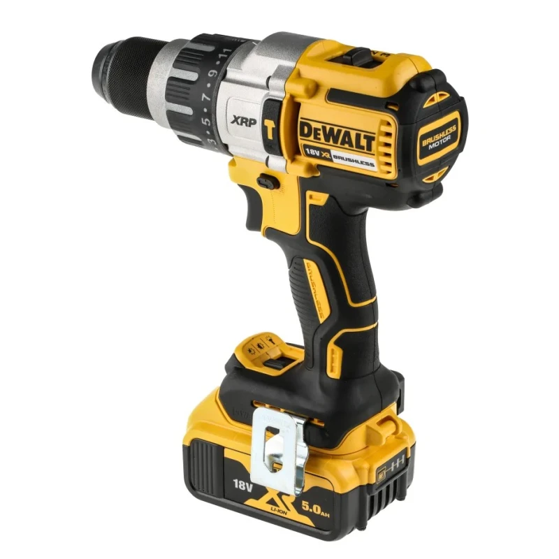 DeWALT Cordless Power Tool Kit 60V, 7.2V 5Ah Battery Capacity Brushless Hammer Drill & Angle Grinder DCK278P2-GB