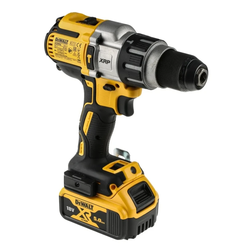 DeWALT Cordless Power Tool Kit 60V, 7.2V 5Ah Battery Capacity Brushless Hammer Drill & Angle Grinder DCK278P2-GB