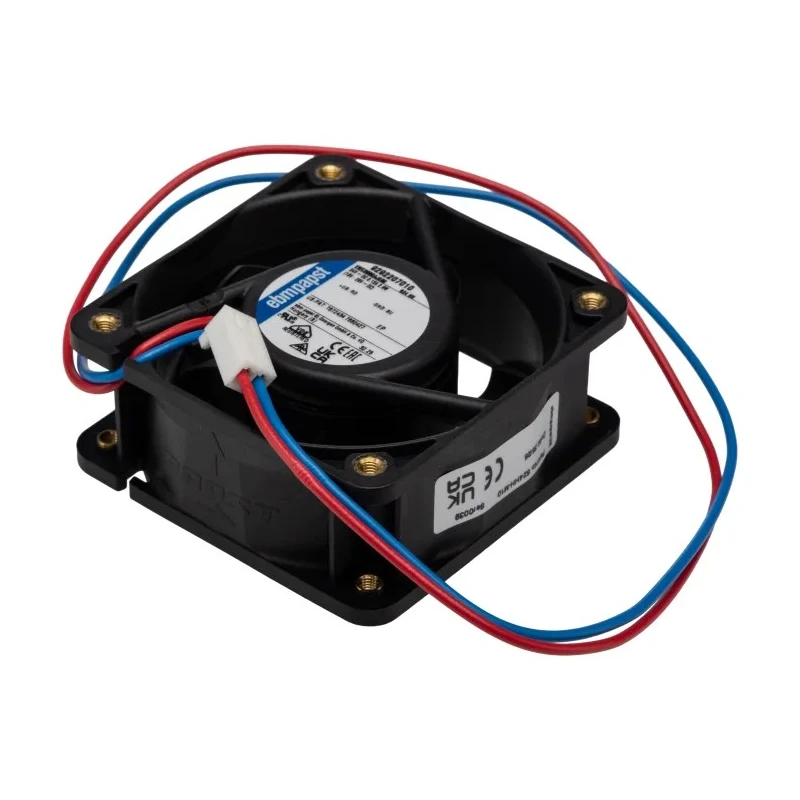 ebm-papst 620 Series Axial Fan, 24V DC, 3.6W Power, 56 m³/h Air Flow, 8200 RPM, Ball Bearing, 60 mm Size 624HH-RS0