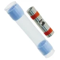 TE Connectivity MiniSeal Butt Splice Connector, Red, Insulated, Nickel Plated Copper Alloy for 26-20 AWG Wires D-200-82