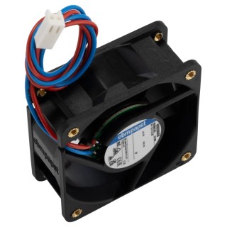 ebm-papst 600 N Series Compact 24V DC Axial Fan, 46 m³/h Air Flow, 2.6 W Power, IP20 Rating, 60 mm Frame 