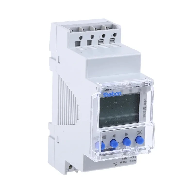 Theben Digital TOP3 DIN Rail Time Switch 230V ac TOP3