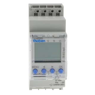 Theben Digital TOP3 DIN Rail Time Switch 2-Channel 230V AC 
