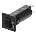 TE Connectivity Thermal Circuit Breaker 12A Current Rating 1-Pole Direct Mount W28-XQ1A-12
