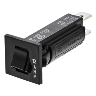 TE Connectivity Thermal Circuit Breaker 12A Current Rating 1-Pole Direct Mount W28-XQ1A-12