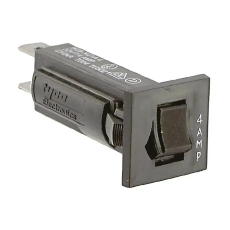 TE Connectivity Thermal Circuit Breaker 4A Current Rating 1-Pole Direct Mount W28-XQ1A-4