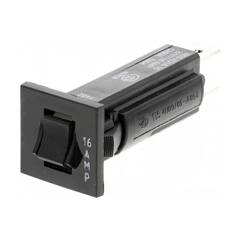 TE Connectivity Thermal Circuit Breaker 16A Current Rating 1-Pole Direct Mount W28-XQ1A-16