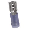 TE Connectivity PIDG FASTON .187 Blue Insulated Female Spade Connector Crimp Terminals 4.75 x 0.51 mm Tab Size 16 640919-1