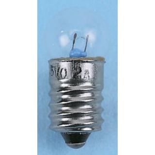 Orbitec E10 Indicator Light, Clear Lens, 2.5V, 200mA, 11mm Diameter, 23mm Length E3645