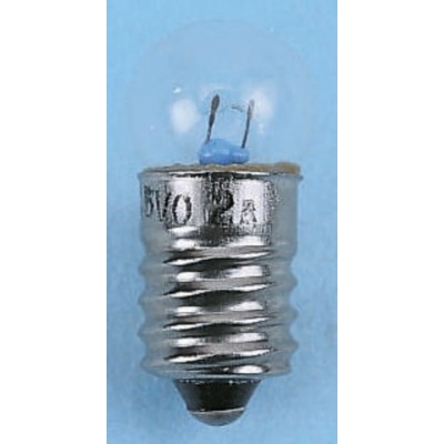 Orbitec E10 Indicator Light, Clear Lens, 2.5V, 200mA, 11mm Diameter, 23mm Length E3645