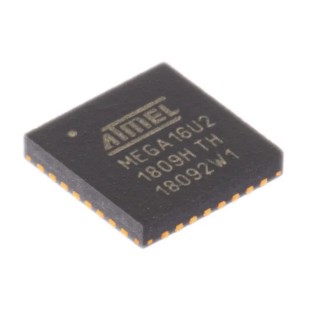 Microchip 8-bit AVR ATmega Microcontroller 16 MHz 16kB FLASH 32-Pin QFN ATMEGA16U2-MU