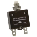 TE Connectivity Thermal Circuit Breaker 20A Current Rating 1-Pole Direct Mount W54-XB1A4A10-20