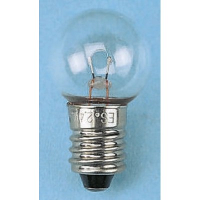 Orbitec E10 Indicator Light, Clear Lens, 2.4V, 200mA, 17mm Diameter, 30mm Length E243