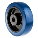 RS PRO Blue Rubber Trolley Wheel 350kg Load Capacity, 160mm Diameter, Roller Bearing 171-8319