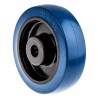 RS PRO Blue Rubber Trolley Wheel 350kg Load Capacity, 160mm Diameter, Roller Bearing 171-8319