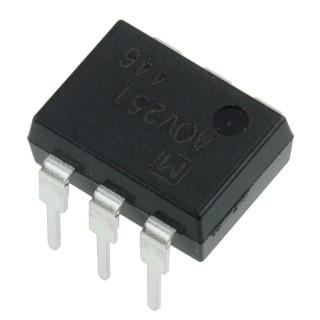 Panasonic DC Input Optocoupler Through Hole 6-Pin DIP AQV251
