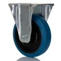 RS PRO Fixed Castor, 230 kg Load Capacity, 125 mm Elastic Wheel, Roller Bearing Hub, Polyamide Hub Material 171-8312