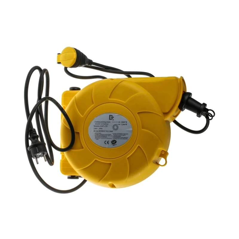 RS PRO 10 m 1 Socket NF Cable Reel, 230V ac, IP44 171-7878