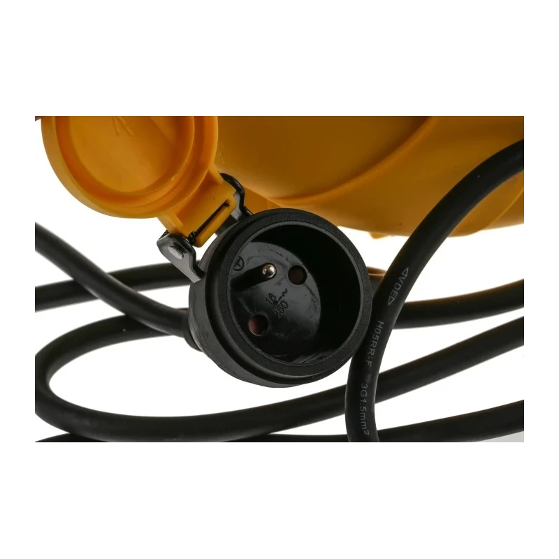 RS PRO 10 m 1 Socket NF Cable Reel, 230V ac, IP44 171-7878