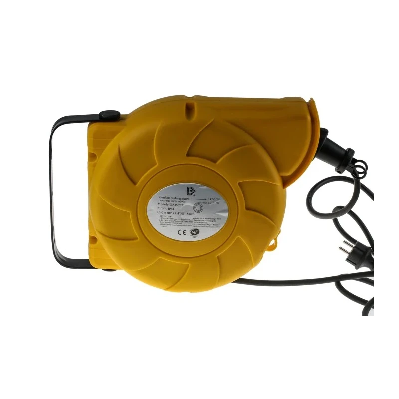 RS PRO 10 m 1 Socket NF Cable Reel, 230V ac, IP44 171-7878