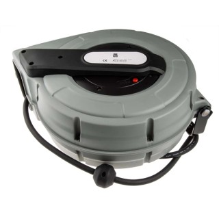 RS PRO Heavy Duty 9m Cable Reel 230V AC with Auto Rewind IP20 IP20