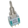 TE Connectivity Push Button Switch Momentary Panel Mount SPDT 28 V dc 6.35 mm Cutout MPA106F