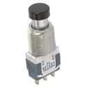 TE Connectivity Push Button Switch, Latching, Panel Mount, 6.35 mm Cutout, SPDT, 28 V DC, 6A MPG106D