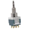 TE Connectivity Push Button Switch Momentary Panel Mount 6.35 mm Cutout DPDT 28V dc MPA206R