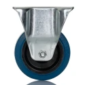 RS PRO Fixed Castor Wheel 100 mm Diameter, 180 kg Load Capacity, Elastic Material, Roller Bearing Hub 171-8309