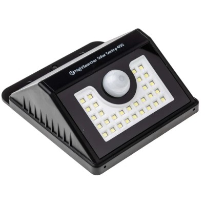 RS PRO PIR Included Floodlight, 30 LED, 3.5 W, 400 lm Luminous Flux, IP65 Outdoor Solar-Powered Security Light 171-8484