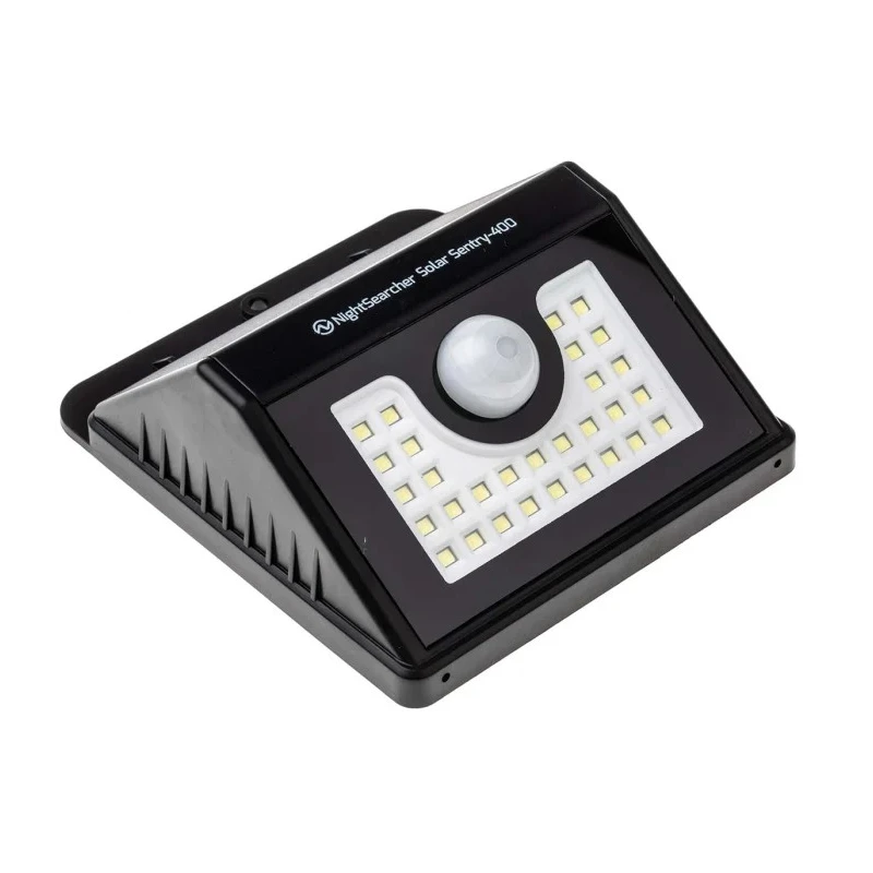 RS PRO PIR Included Floodlight, 30 LED, 3.5 W, 400 lm Luminous Flux, IP65 Outdoor Solar-Powered Security Light 171-8484