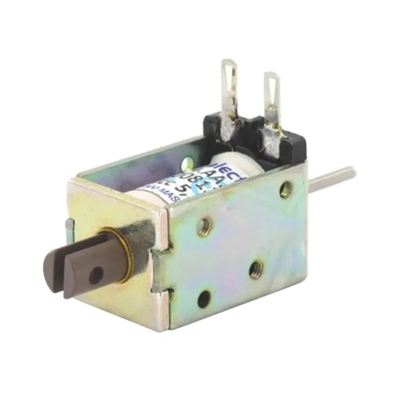 Mecalectro Heavy Duty Push Action Linear Solenoid 24V 5.3W 30mm Length 19mm Width 18mm Depth 854AA62