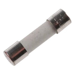 SIBA 1.25A T Ceramic Cartridge Fuse 5 x 20 mm, Time Delay, 250V AC, Ceramic Body 70-007-65/1.25A
