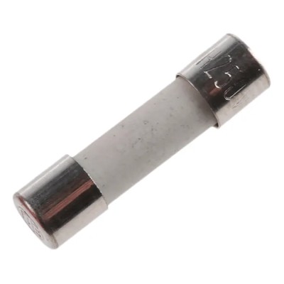 SIBA 1.25A T Ceramic Cartridge Fuse 5 x 20 mm, Time Delay, 250V AC, Ceramic Body 70-007-65/1.25A