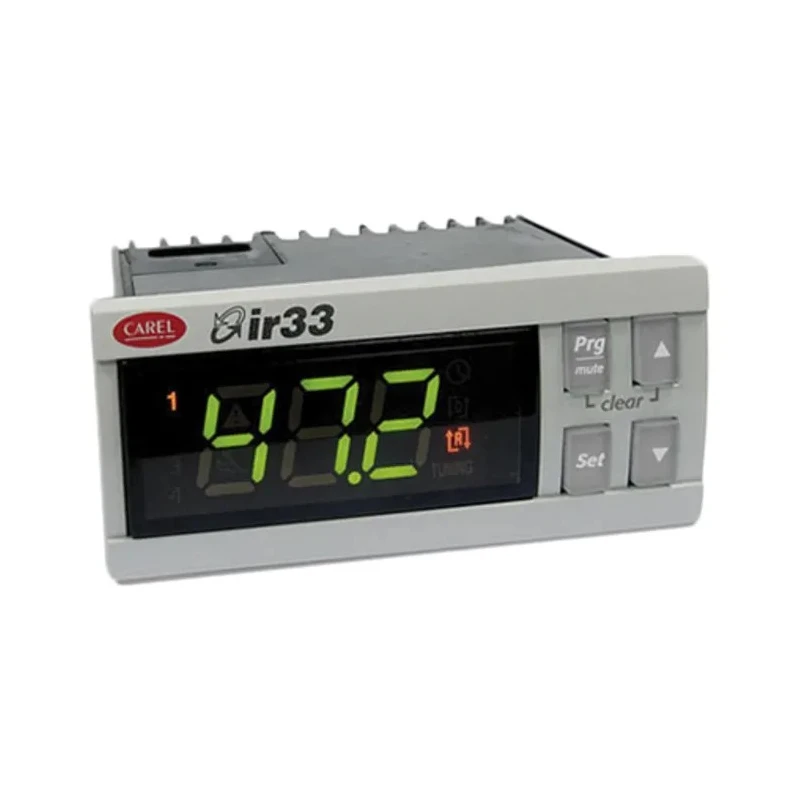 Carel Universal Panel Mount PID Temperature Controller 230V ac 2 Input 2 Output Digital On-Off IR33-DN33