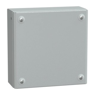 Schneider Electric PanelSeT SBM Series Steel Wall Box IP66 200 mm x 200 mm x 80 mm NSYSBM20208