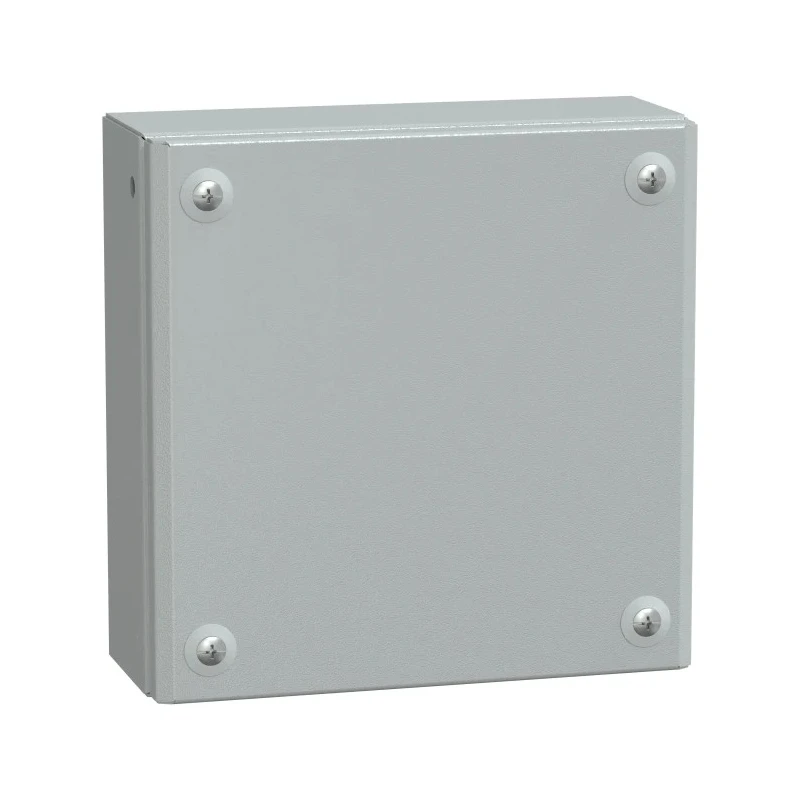 Schneider Electric PanelSeT SBM Series Steel Wall Box IP66 200 mm x 200 mm x 80 mm NSYSBM20208