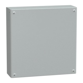 Schneider Electric PanelSeT SBM Series Steel Industrial Wall Box, IP66, 400 mm x 400 mm x 120 mm NSYSBM404012