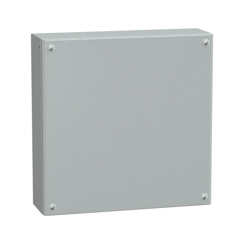 Schneider Electric PanelSeT SBM Series Steel Industrial Wall Box, IP66, 400 mm x 400 mm x 120 mm NSYSBM404012