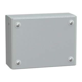 Schneider Electric PanelSeT SBM Series Steel Wall Box IP66 Grey 150 mm x 200 mm x 80 mm NSYSBM15208