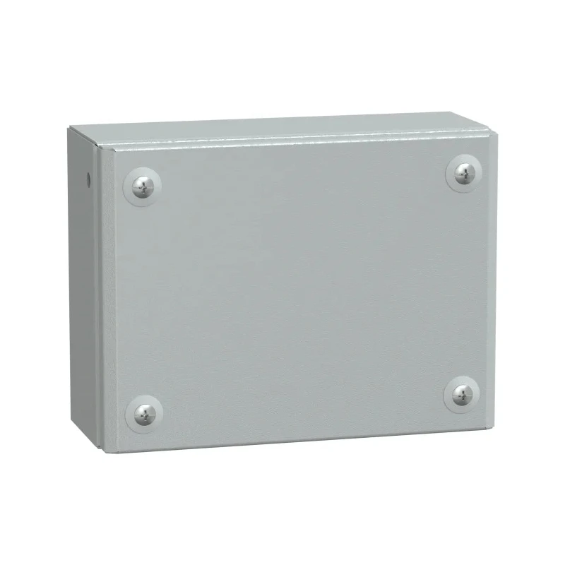 Schneider Electric PanelSeT SBM Series Steel Wall Box IP66 Grey 150 mm x 200 mm x 80 mm NSYSBM15208