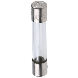 SIBA Fast Acting Glass Cartridge Fuse 10A 250V AC 6.3 x 32 mm Fuse Series GZ 70-059-60/10A