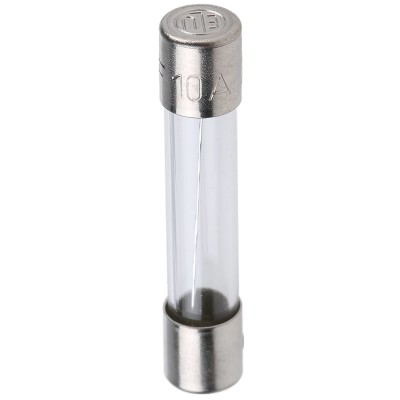 SIBA Fast Acting Glass Cartridge Fuse 10A 250V AC 6.3 x 32 mm Fuse Series GZ 70-059-60/10A
