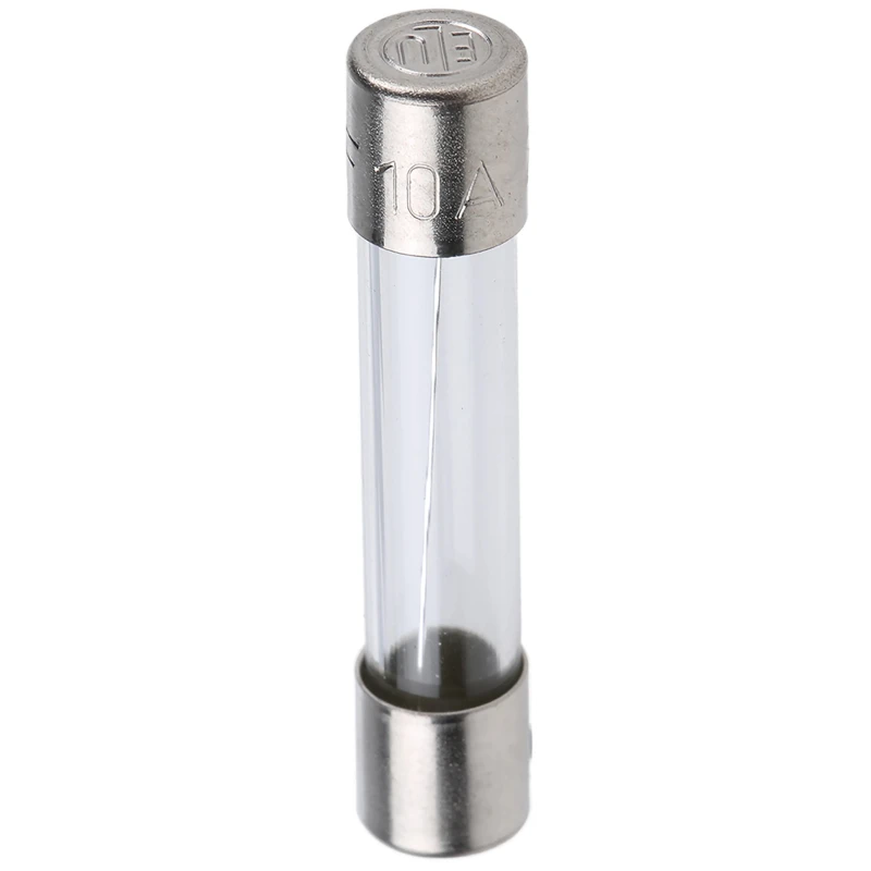 SIBA Fast Acting Glass Cartridge Fuse 10A 250V AC 6.3 x 32 mm Fuse Series GZ 70-059-60/10A