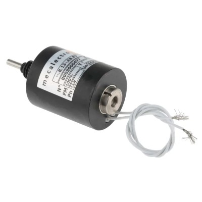 Mecalectro Push Pull Linear Solenoid 24V 12W 80mm Length 47mm Width 16mm Depth 8.13AB83 813AB83